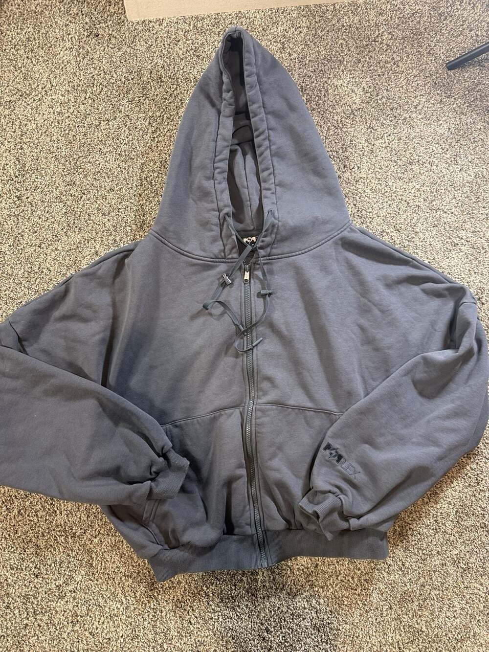 Popflex Zip-Up Cloud Hoodie Size S/M Charcoal Grey So Magical